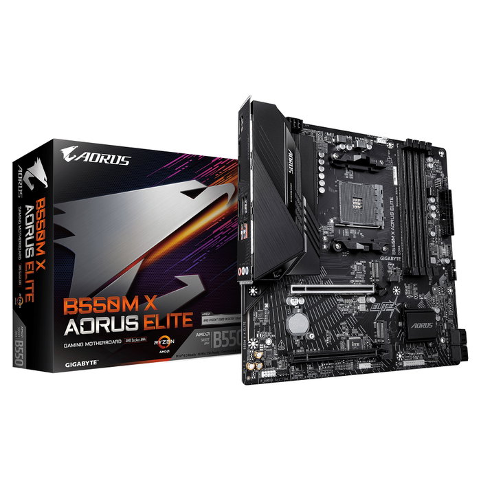 Gigabyte B550M X AORUS ELITE AM4 4xDDR4 HDMI DP 2xM.2 Gigabyte B550M X AORUS ELITE AM4 4xDDR4 HDMI DP 2xM.2