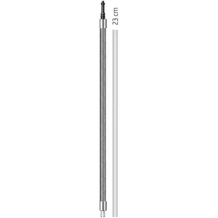 Jura Tubo para leche compatible con HP1 y C9 con protección UV de 23 cm de largo, silicona y acero inoxidable