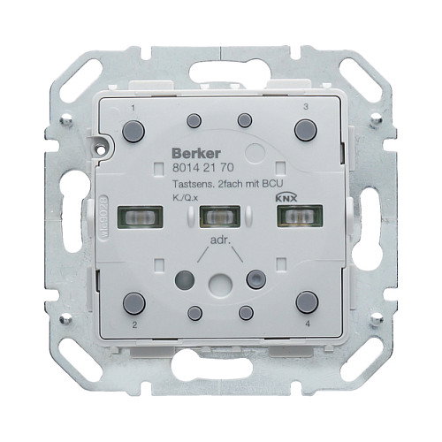 BERKER 80142170 Tastsensor-Modul 2fach con acoplador de bus integrado KNX K.1 BERKER 80142170 Tastsensor-Modul 2fach con acoplador de bus integrado KNX K.1