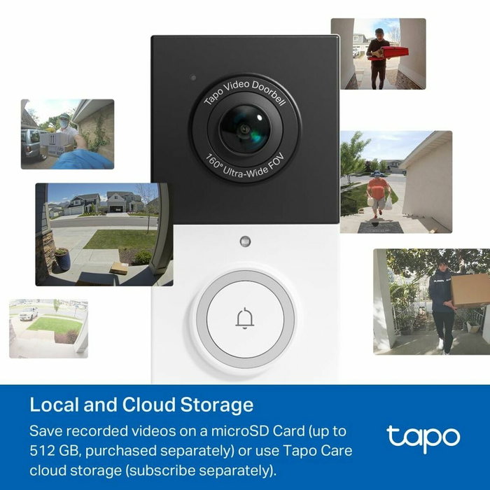 TP-Link Tapo D210 Timbre Inteligente 2K 3MP TP-Link Tapo D210 Timbre Inteligente 2K 3MP