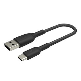 Belkin Cable USB-A a USB-C 0,15 m Negro CAB002BT0MBK