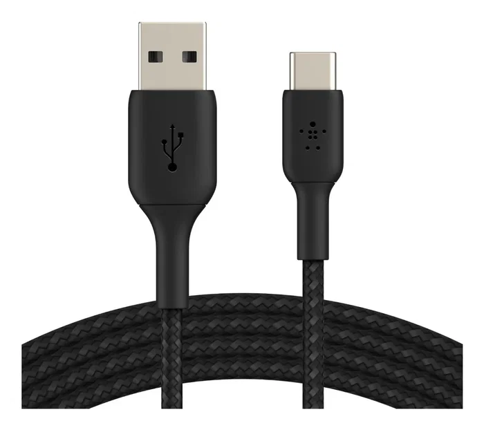 Belkin CAB002BT0MBK Cable USB 0,15 metros USB-A a USB-C para Datos y Carga, Negro