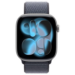 Apple Sport Loop para Apple Watch 44/45/46/49mm 46mm - Correa de Nylon Azul Maritimblau MFFH4ZM/A