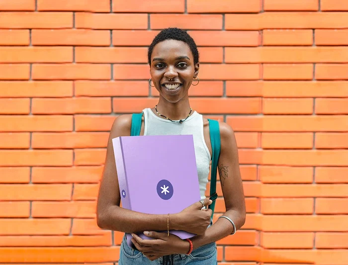 Antartik Carpeta 4 anillas 40 mm A4 forrada color lavanda Antartik Carpeta 4 anillas 40 mm A4 forrada color lavanda