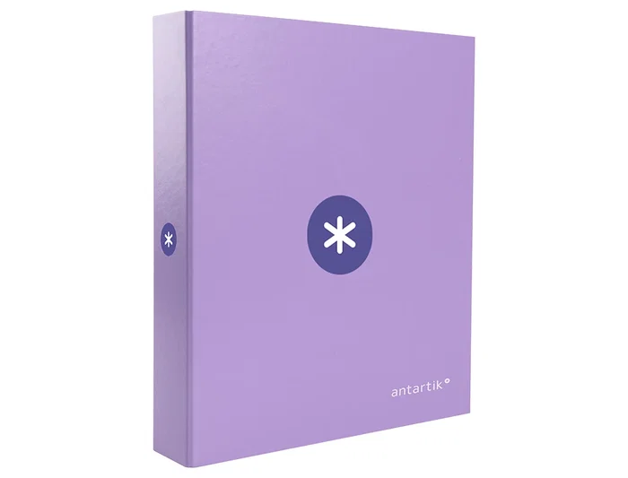 Antartik Carpeta 4 anillas 40 mm A4 forrada color lavanda Antartik Carpeta 4 anillas 40 mm A4 forrada color lavanda