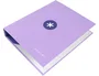 Antartik Carpeta 4 anillas 40 mm A4 forrada color lavanda