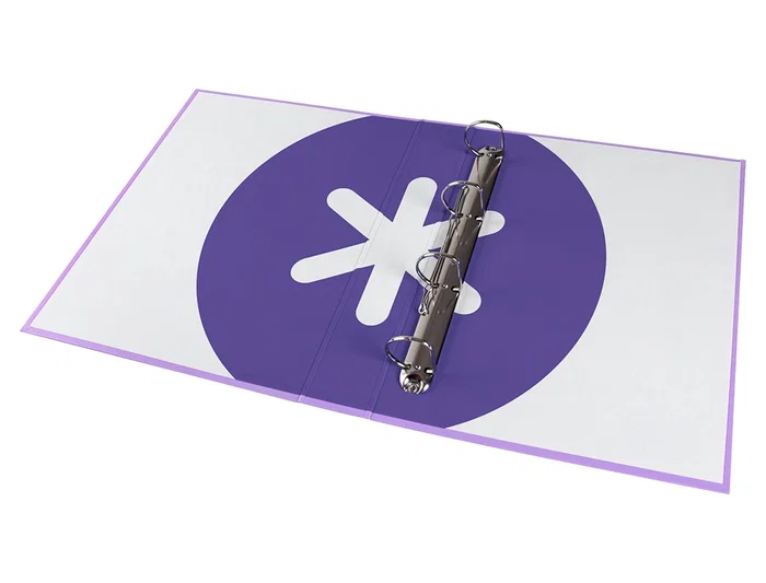 Antartik Carpeta 4 anillas 40 mm A4 forrada color lavanda Antartik Carpeta 4 anillas 40 mm A4 forrada color lavanda