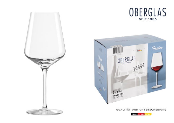 Inde Set de 6 Copas de Vino Oberglas Passion 55 cl Inde Set de 6 Copas de Vino Oberglas Passion 55 cl
