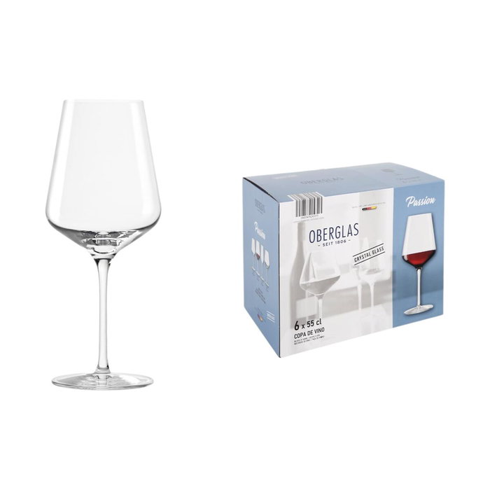 Inde Set de 6 Copas de Vino Oberglas Passion 55 cl Inde Set de 6 Copas de Vino Oberglas Passion 55 cl