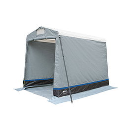 High Peak Carpa Multitent 14041 para Camping, Gris y Azul, 160x230x190 cm