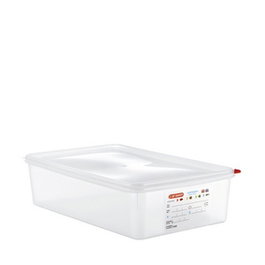 Araven Oviplas Cubeta GN 1/1, Polipropileno, 53x32.5x10 cm, 13 Litros, C/T (Tapa)