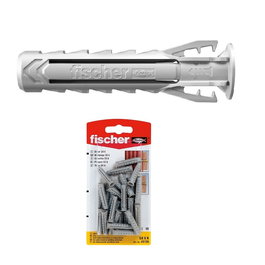 Fischer Taco de Nylon Blister SX para Paredes de 8-40 mm, Pack Individual