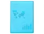 Liderpapel Carpeta con 40 Fundas DIN A4 Azul Translúcido