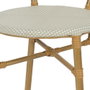 Silla Aguamarina Aluminio-Textileno 47 X 60 X 79 cm (Set de 2)