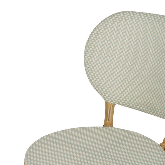 Silla Aguamarina Aluminio-Textileno 47 X 60 X 79 cm (Set de 2)
