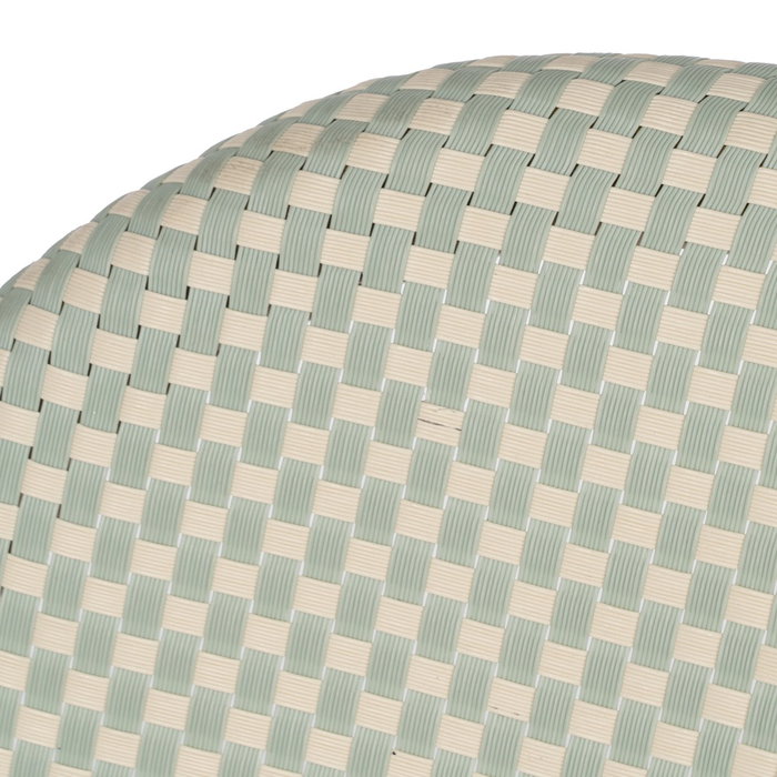 Silla Aguamarina Aluminio-Textileno 47 X 60 X 79 cm (Set de 2)