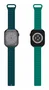 Celly Correa para Apple Watch 42/44/45 mm, Cierre Magnético, Silicona Verde - Correa de Reloj