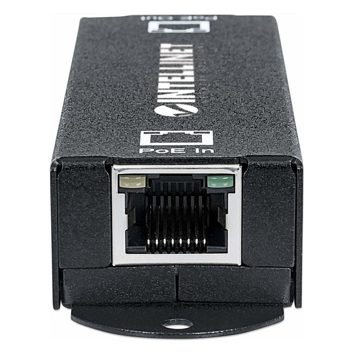 Intellinet Extensor PoE+ Gigabit de 1 Puerto - Metal, IEEE 802.3at/af, Hasta 500m, 24.6W