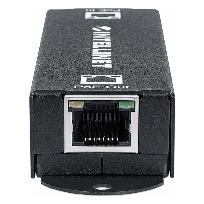 Intellinet Extensor PoE+ Gigabit de 1 Puerto - Metal, IEEE 802.3at/af, Hasta 500m, 24.6W
