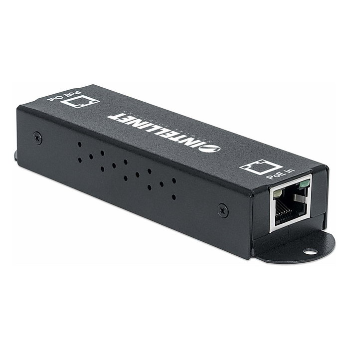 Intellinet Extensor PoE+ Gigabit de 1 Puerto - Metal, IEEE 802.3at/af, Hasta 500m, 24.6W
