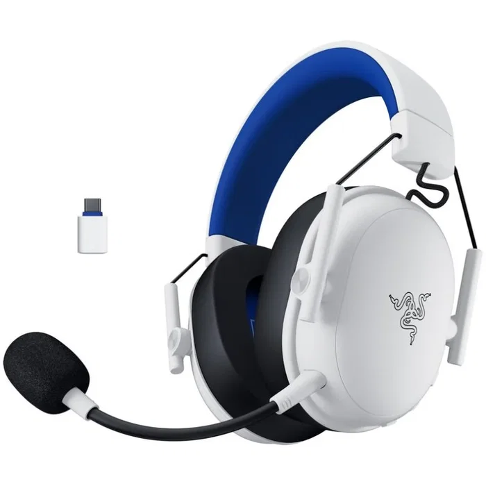 Razer BlackShark V3 X HyperSpeed Auriculares Gaming Inalámbricos Blancos para PlayStation, PC y Mac con Micrófono Extraíble, RZ04-05420500-R3G1