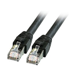 EFB Elektronik Cable Ethernet RJ45 Cat.8.1 S/FTP LSZH 2m Negro