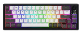 Hator Skyfall 65 PRO Wireless Teclado Mecánico Inalámbrico RGB 65% Layout Polaco Gris-Negro