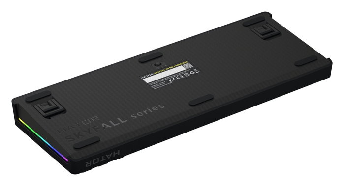Hator Skyfall 65 PRO Wireless Teclado Mecánico Inalámbrico RGB 65% Layout Polaco Gris-Negro Hator Skyfall 65 PRO Wireless Teclado Mecánico Inalámbrico RGB 65% Layout Polaco Gris-Negro