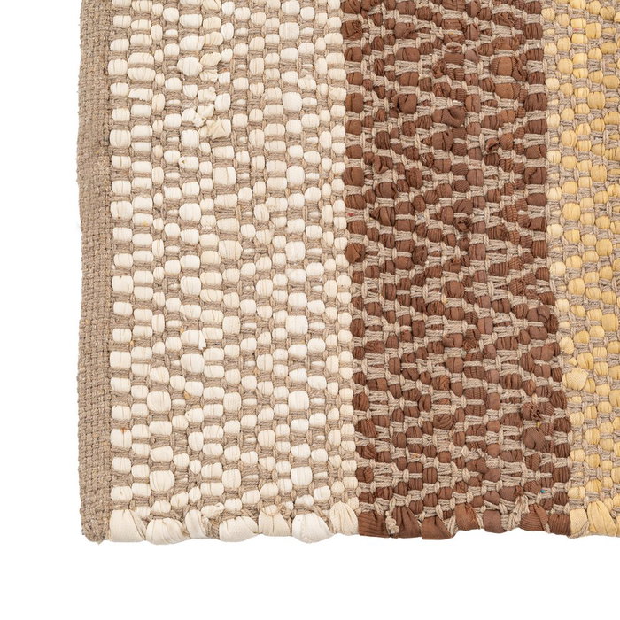 Alfombra Rayas Natural Algodón 200 X 300 cm Alfombra Rayas Natural Algodón 200 X 300 cm