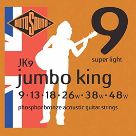 Juego de Cuerdas Rotosound para Guitarra Acústica 9-48