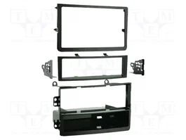ACV Bastidor de montaje de radio para Nissan 350Z (Z33) 2006-2009, 2 DIN, negro