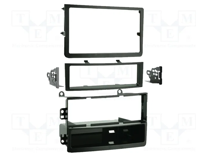 ACV Bastidor de montaje de radio para Nissan 350Z (Z33) 2006-2009, 2 DIN, negro ACV Bastidor de montaje de radio para Nissan 350Z (Z33) 2006-2009, 2 DIN, negro