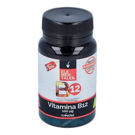 NOVADIET Vitamina B12 100Mcg 120 Comprimidos Masticables - Contribuye a la Energía y Sistema Nervioso