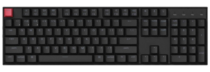 Keychron K10 V2 Teclado Gaming Mecánico Inalámbrico Super Red Negro Keychron K10 V2 Teclado Gaming Mecánico Inalámbrico Super Red Negro
