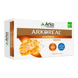 ARKOPHARMA Arkoreal Jalea Real 1500 mg 20 Ampollas Sin Azúcar