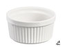 Vessia Set de 5 Tarros Salseros de Cerámica (Porcelana), 100 ml, Color Blanco, Dimensiones 8.8 x 8.8 x 4.3 cm (Set de 24)