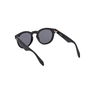 Adidas Sport Gafas de Sol Redondas OR0106 02A Negro Mate Unisex Adulto Montura Inyectada Cristal Gris Humo 48mm