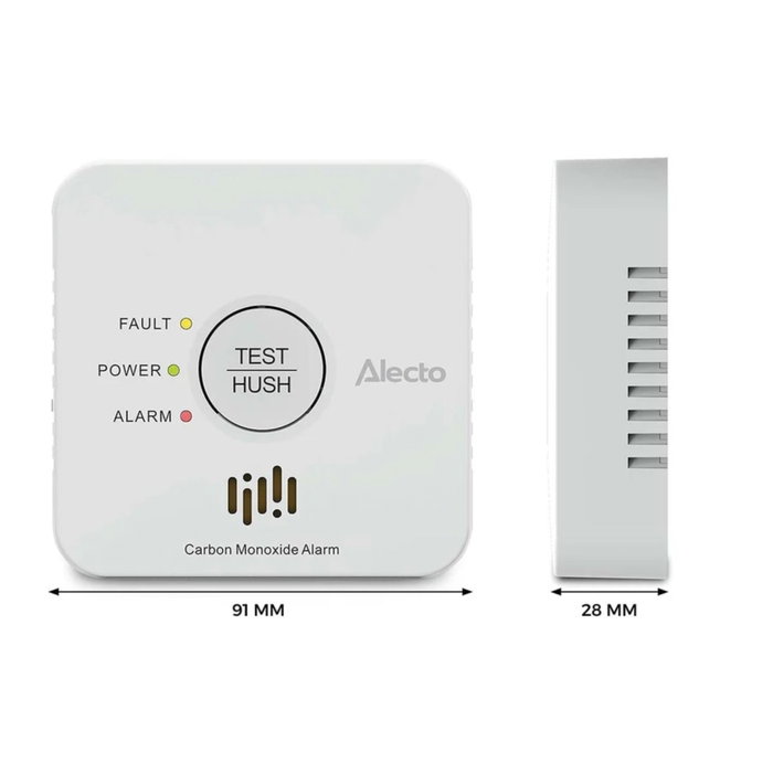 Alecto SDX04 Set SD1030 + COA1920 Detector de Humo y Monóxido de Carbono