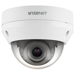 Hanwha - Wisenet QNV-8080R Cámara IP Domo Fijo Exterior 5MP Visión Nocturna