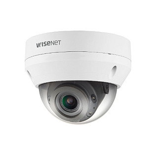 Hanwha - Wisenet QNV-8080R Cámara IP Domo Fijo Exterior 5MP Visión Nocturna
