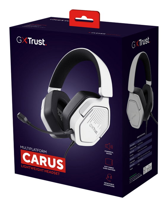 Trust GXT492W Carus Auriculares Gaming Blancos Trust GXT492W Carus Auriculares Gaming Blancos