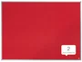 Nobo Essence Tablero de anuncios fieltro rojo 1200x900 mm marco aluminio