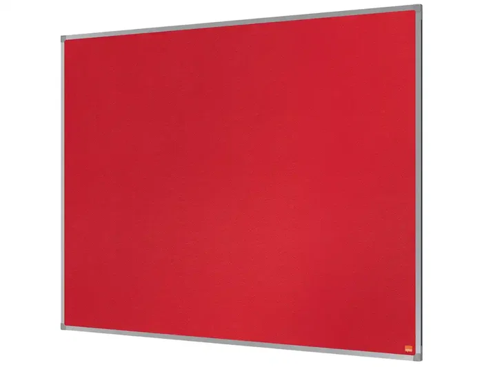 Nobo Essence Tablero de anuncios fieltro rojo 1200x900 mm marco aluminio
