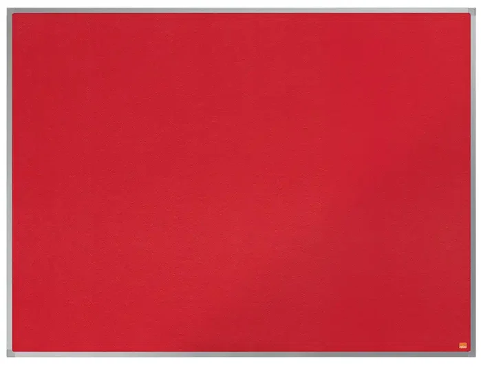 Nobo Essence Tablero de anuncios fieltro rojo 1200x900 mm marco aluminio
