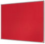 Nobo Tablero de anuncios Essence fieltro rojo 1200x900 mm
