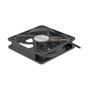 DeLOCK 67303 Ventilador de PC 120x120x25 mm 24V DC Negro, Flujo de Aire 1.73 m3/h, 2000 RPM, 35.5 dB, Rodamiento de Bolas