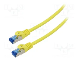 LANBERG Patch cord Cat 6a S/FTP 15m Amarillo