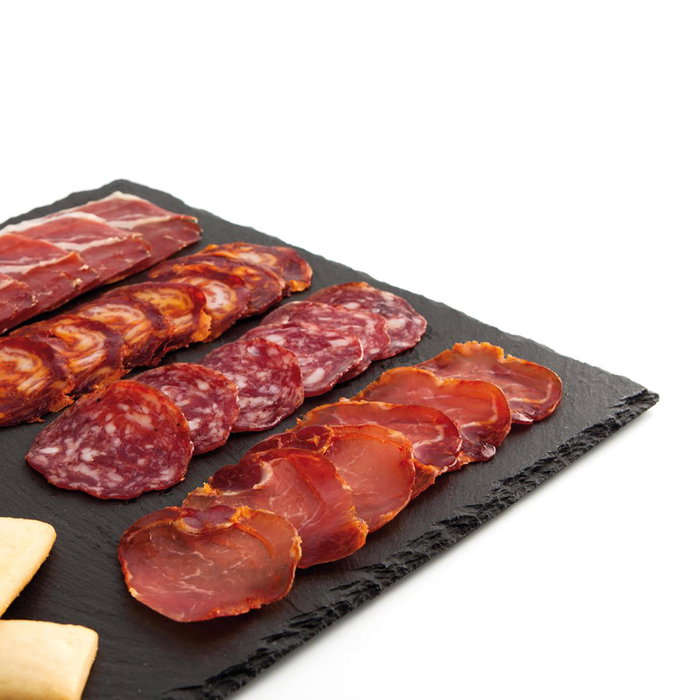 Bandeja Curados Pizarra Gastro Fun Quid 30x30 cm