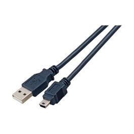 EFB Elektronik Cable USB 2.0 A Mini-USB B 5m Negro
