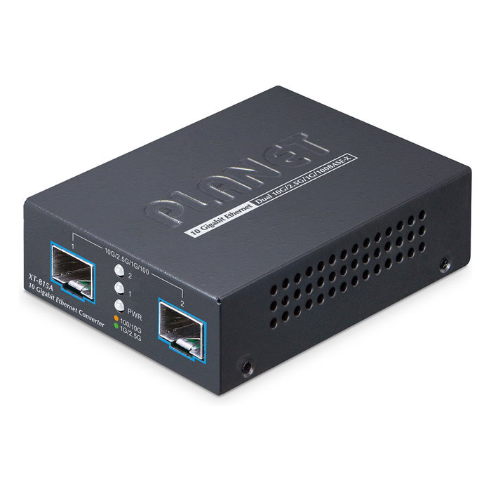 Planet XT-815A Conversor de medios gestionado de 2 puertos SFP+ Planet XT-815A Conversor de medios gestionado de 2 puertos SFP+